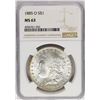 Image 1 : 1885-O $1 Morgan Silver Dollar Coin NGC MS63 Amazing Toning