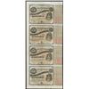 Image 1 : Uncut Sheet of (4) State of Louisiana Baby Bond Obsolete Notes