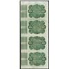 Image 2 : Uncut Sheet of (4) State of Louisiana Baby Bond Obsolete Notes