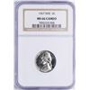 Image 1 : 1967 SMS Jefferson Nickel Coin NGC MS66 Cameo