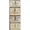 Image 1 : Lot of (4) 1863 State of South Carolina Obsolete Notes