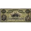 Image 1 : 1857 $10 Merchants Bank of South Carolina Obsolete Note