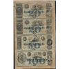 Uncut Sheet of 1800's Canal & Banking Co. Obsolete Notes