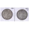 Lot of 1901 & 1901-O $1 Morgan Silver Dollar Coins