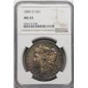 Image 1 : 1883-O $1 Morgan Silver Dollar Coin NGC MS63 Nice Toning