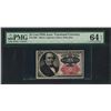 Image 1 : 1874 25 Cent Fractional Currency Note Fr.1309 PCGS Choice Uncirculated 64EPQ