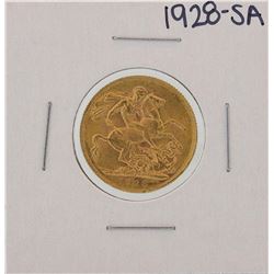 1928-SA Pretoria Australian Sovereign Gold Coin