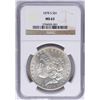 Image 1 : 1878-S $1 Morgan Silver Dollar Coin NGC MS63
