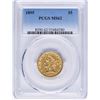 Image 1 : 1895 $5 Liberty Head Half Eagle Gold Coin PCGS MS62
