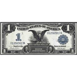 1899 $1 Black Eagle Silver Certificate Note