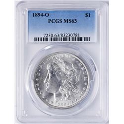 1894-O $1 Morgan Silver Dollar Coin PCGS MS63