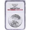 1994 $1 American Silver Eagle Coin NGC MS69 First Strikes