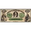 Image 1 : 1800's $20 Citizens Bank of Louisiana Obsolete Note