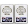 Image 2 : Lot of 1982Mo & 1983Mo Mexico Libertad Onza Silver Coins NGC MS65