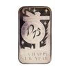 Image 1 : 1975 Happy New Year Madison Mint 1 oz .999 Fine Silver Art Bar