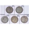 Lot of (5) 1878 Reverse of 78' $1 Morgan Silver Dollar Coins