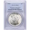 1923 $1 Peace Silver Dollar Coin NGC MS63
