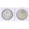 Image 2 : Lot of (2) 1892 $1 Morgan Silver Dollar Coins