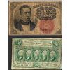 Image 1 : Lot of (2) Misc Fractional Currency Notes