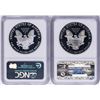 Image 2 : Lot of 1996-P & 1997-P $1 American Silver Eagle Proof Coins NGC PF69 Ultra Cameo