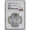 Image 1 : 1982Mo Mexico Libertad Onza Doubled Die Reverse Silver Coin NGC MS66