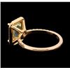 Image 3 : 14KT Rose Gold 3.05 ctw Citrine and Diamond Ring