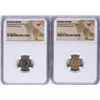 Image 1 : Lot of (2) Constantius II A.D 337-361 Ancient Roman Empire Coins NGC  VF