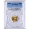 Image 1 : 1903 $2 1/2 Liberty Head Quarter Eagle Gold Coin PCGS MS61