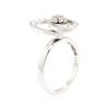Image 3 : 14KT White Gold 0.40 ctw Diamond Ring