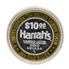 Image 1 : .999 Silver Harrahs Casino Reno Nevada $10 Casino Limited Edition Gaming Token