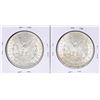 Image 2 : Lot of (2) 1896 $1 Morgan Silver Dollar Coins