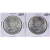Image 1 : Lot of (2) 1889 $1 Morgan Silver Dollar Coins