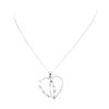 Image 2 : 14KT White Gold 1.50 ctw Diamond Pendant & Chain