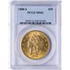1888-S $20 Liberty Head Double Eagle Gold Coin PCGS MS61