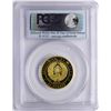Image 2 : 2010 Belarus 50 Roubles Eagle Owl Gold Coin w/ Diamond Eyes PCGS PR69DCAM w/ COA
