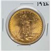 Image 1 : 1922 $20 St. Gaudens Double Eagle Gold Coin