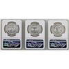 Image 2 : Lot of 1982Mo/1983Mo/1985Mo Mexico Libertad Onza Silver Coins NGC MS67