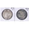 Image 1 : Lot of (2) 1878-S $1 Morgan Silver Dollar Coins