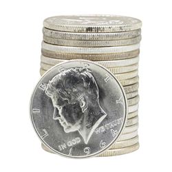 Roll of (20) 1964 Brilliant Uncirculated Kennedy Half Dollars