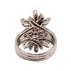 Image 3 : 2.04 ctw Ruby and Diamond Ring - Platinum & 14KT White Gold
