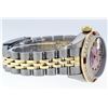 Image 5 : Rolex Ladies 2 Tone 14K Pink MOP Diamond & String Ruby Datejust Wristwatch