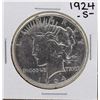 Image 1 : 1924-S $1 Peace Silver Dollar Coin