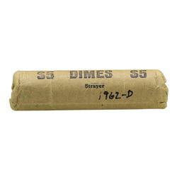 Roll of (50) 1962-D Brilliant Uncirculated Roosevelt Dimes