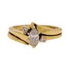 Image 2 : 0.30 ctw Diamond Ring - 14KT Yellow Gold