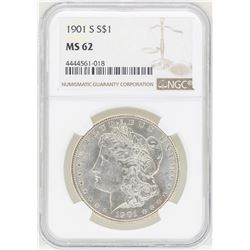 1901-S $1 Morgan Silver Dollar Coin NGC MS62