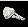 Image 1 : 1.76 ctw Diamond Ring - 14KT White Gold