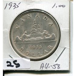 1935 CNDN SILVER DOLLAR