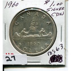 1960 CNDN SILVER DOLLAR