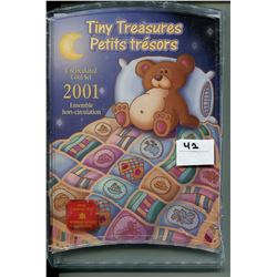 2001 RCM TINY TREASURES UNCIRCULATED COIN SET PENNY TO TOONEY