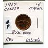 Image 1 : 1967 CNDN CONFEDERATION ROCK DOVE PENNY